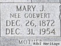 Mary J. Goewert Reilmann