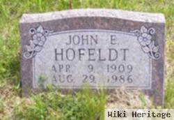 John E Hofeldt