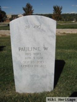 Pauline Frances "pete" West Foster