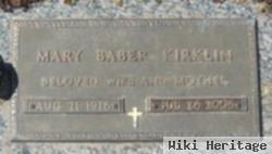 Mary Escue Baber Kirklin