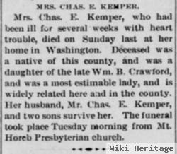 Mary Alley Crawford Kemper