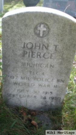 John Theodore "teddy" Pierce