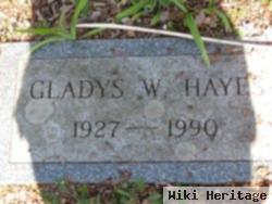 Gladys W Hayes