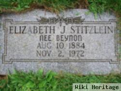 Elizabeth Jane "lizzy" Beynon Stitzlein