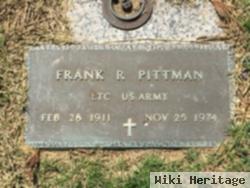 Frank R Pittman