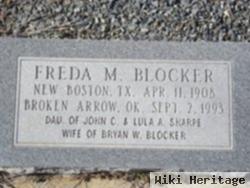 Freda M Sharpe Blocker