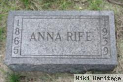 Sarah Anna Smith Rife