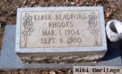 Elree Beauford Rhodes