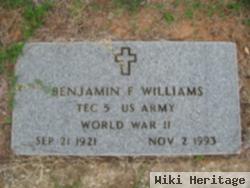 Benjamin F Williams