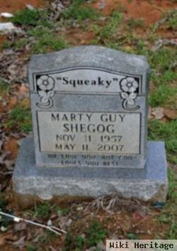 Marty Guy "squeaky" Shegog