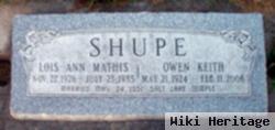 Lois Ann Mathis Shupe