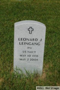 Leonard J "lennie" Leingang