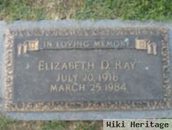 Elizabeth D Ray