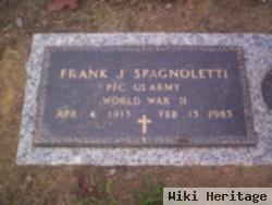 Pfc Frank J Spagnoletti