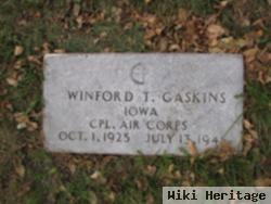 Winford T Gaskins