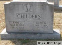 Wade Jefferies Childers, Sr