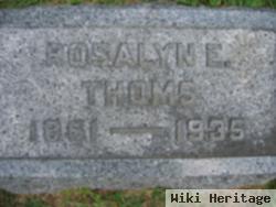 Rosalyn E. Thoms