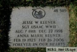 Sgt Jesse W Keener