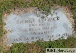 Pvt Henry Tetrick