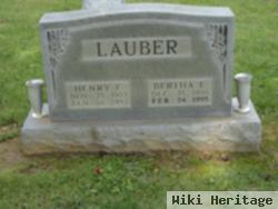 Bertha F Lauber