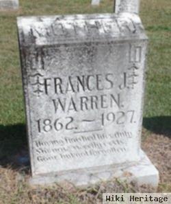 Frances Jane Dillard Warren