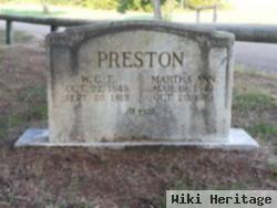 W. G. T. Preston