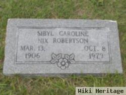 Sibyl Caroline Nix Robertson