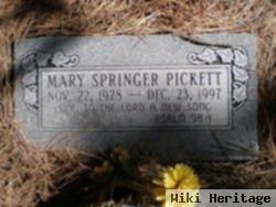 Mary Springer Pickett