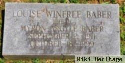 Louise Carter Winfree Baber