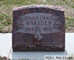 Jennie Grace Sipe Marsden