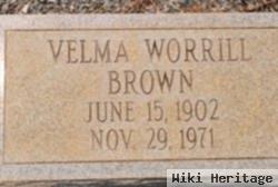 Velma Worrill Brown