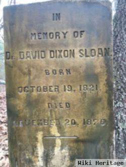 Dr David Dickson Sloan