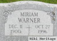 Miriam Warner