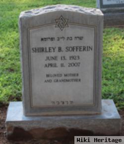 Shirley Bernice Manheim Sofferin