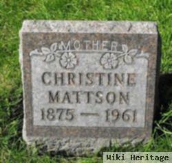 Christine Olson Mattson