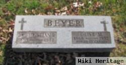 Olive M Beyer