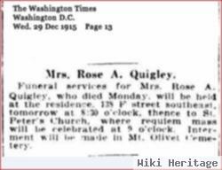 Rose Ann Dougherty Quigley