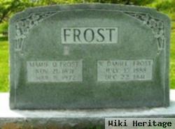 Mamie D Frost