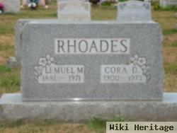 Cora D Rhoades