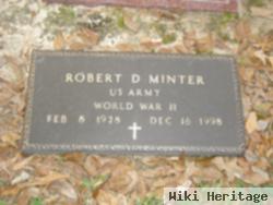 Robert D Minter, Sr