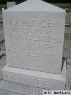 H A Plowden