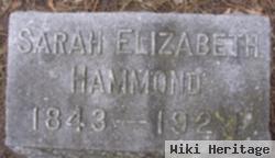 Sarah Elizabeth "lizzie" Hammond