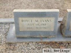 Royce Milton Evans