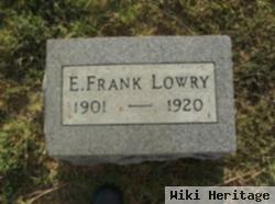 E. Frank Lowry