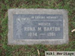 Rona M Barton