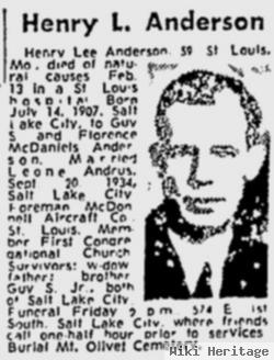 Henry Lee Anderson