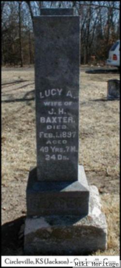 Lucy A. Mccomas Baxter