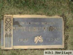 Mattie E Miller Forsell