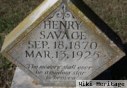 Henry Savage
