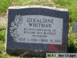 Geraldine Washburn Whitman